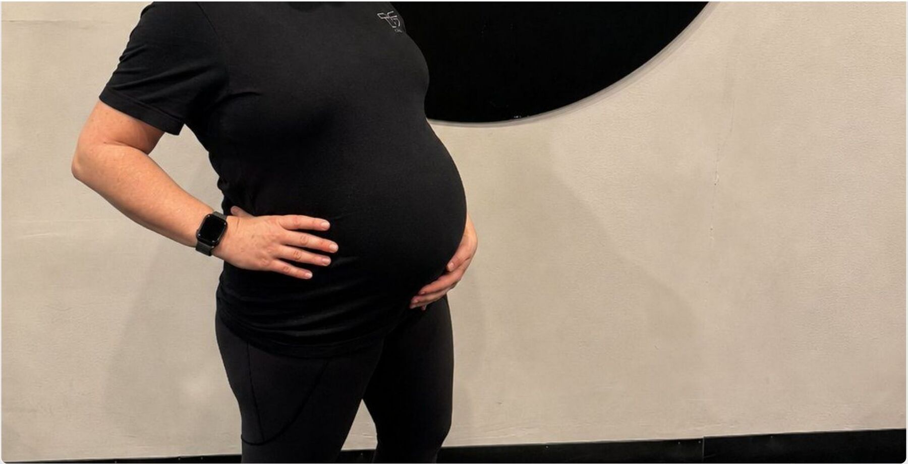 Prenatal client training at TS Fitness NYC